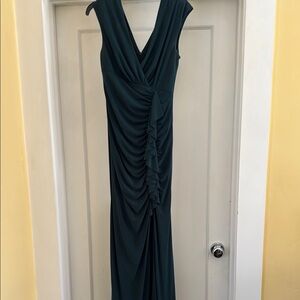 Elegant Teal Evening Gown